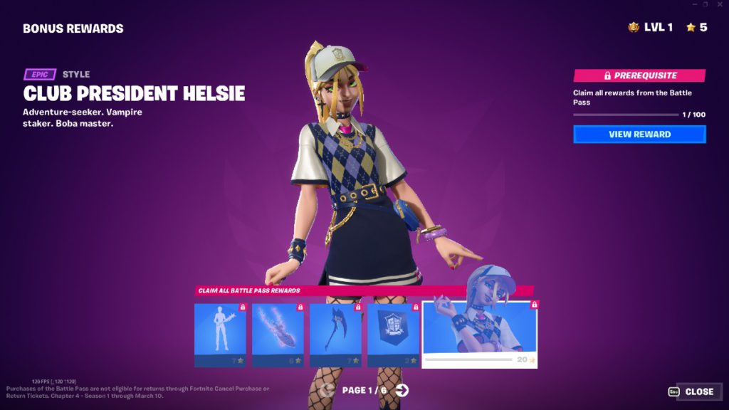 Bonus Rewards Page 1