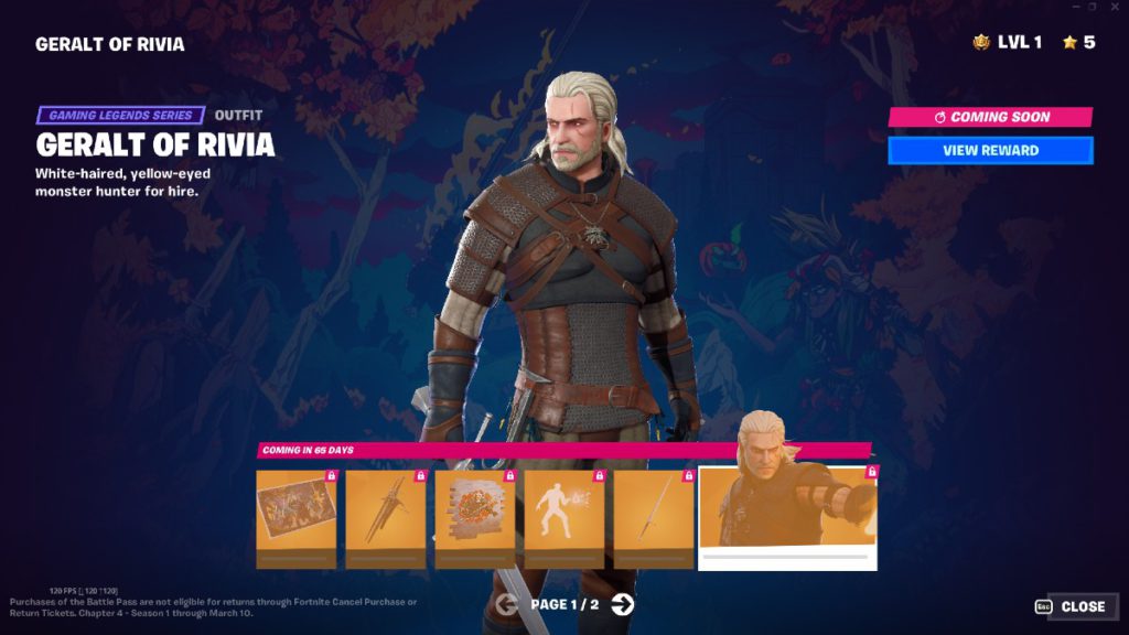 Geralt from The Witcher