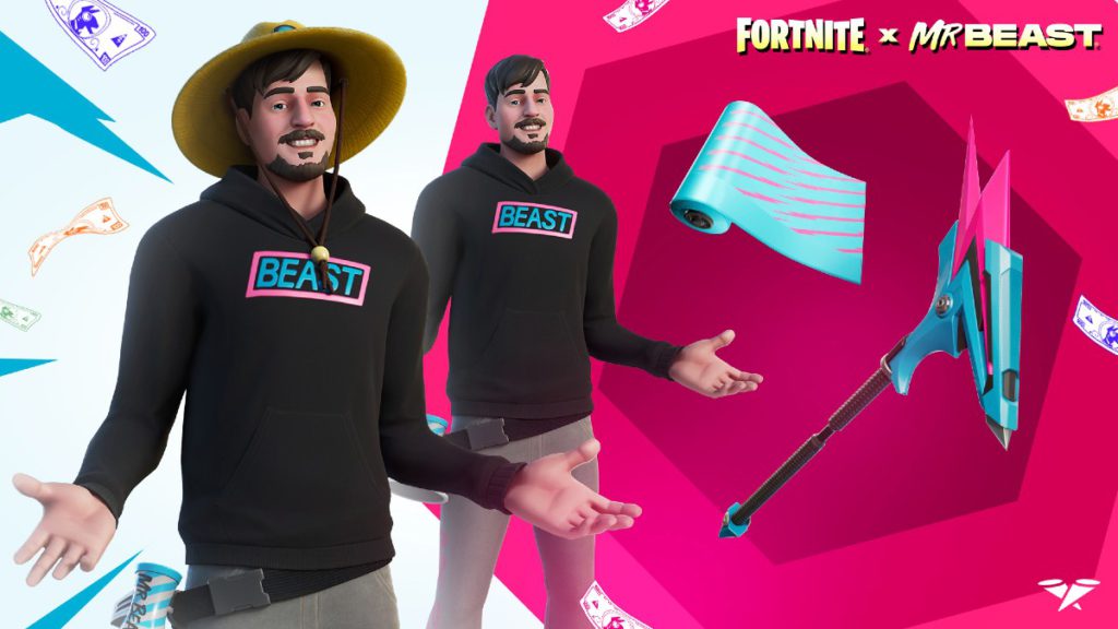 Default MrBeast Fortnite set