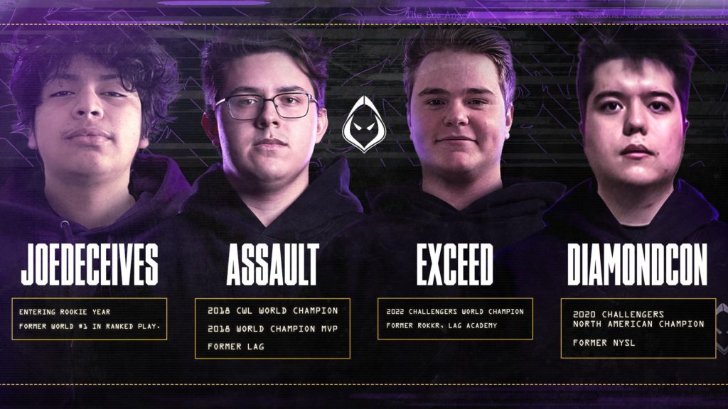 LAG's Academy team, playing in the Pro-Am