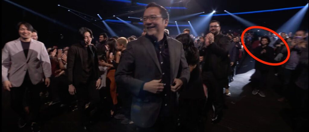 The Game Awards interrupted by weird man who shouts out Bill Clinton, promptly gets arrested