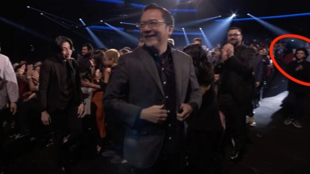 The Game Awards interrupted by weird man who shouts out Bill Clinton, promptly gets arrested