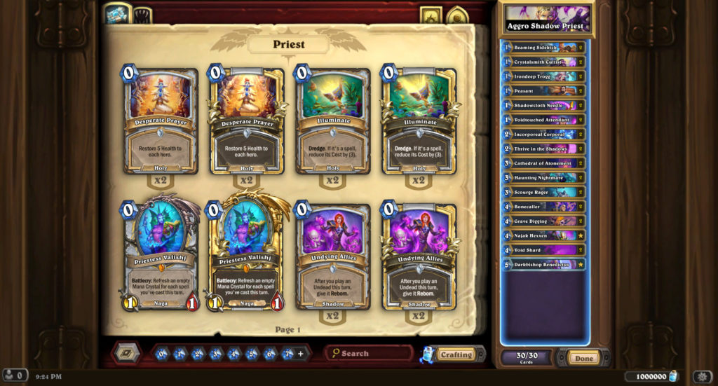 Aggro Shadow Priest. Image via Blizzard Entertainment.