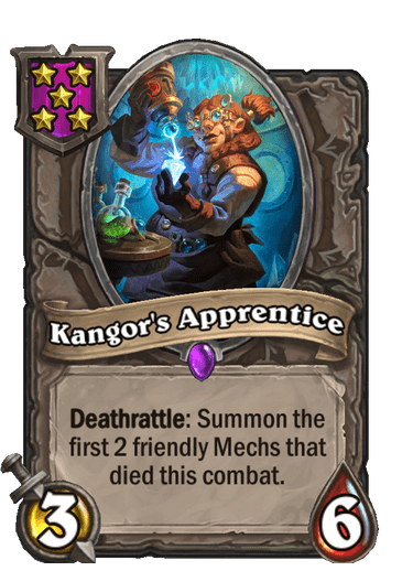 Hearthstone Battlegrounds Patch 26.6 Kangorțs Aprrentice Removed