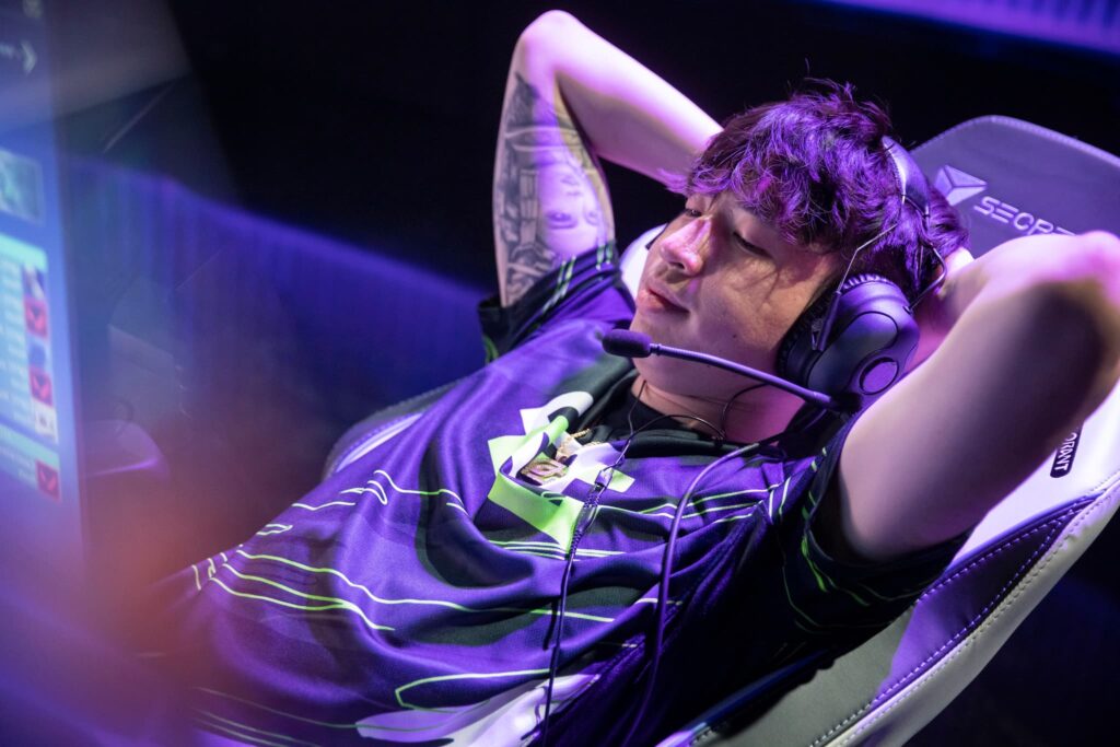 Jimmy "Marved" Nguyen of OpTic Gaming prepares to compete at the VALORANT Champions Tour: Stage 2 Masters Group Stage on July 13, 2022 in Copenhagen, Denmark.