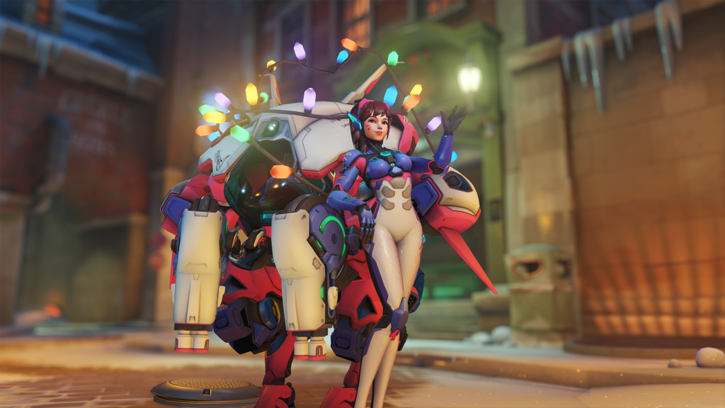 Festive D.Va Victory Pose
