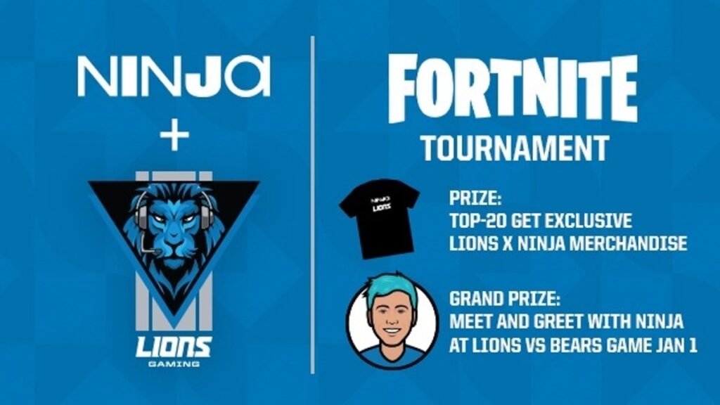 Ninja x Detroit Lions Fortnite tournament: how to win a chance to meet Ninja