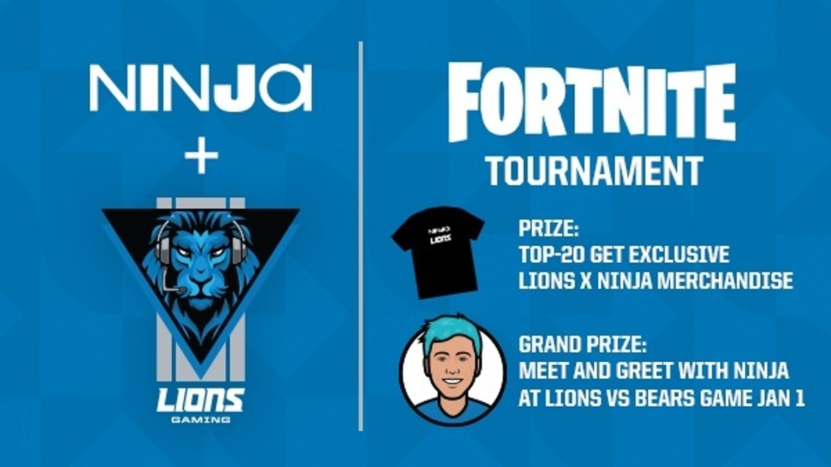 Ninja x Detroit Lions Fortnite tournament: how to win a chance to meet Ninja