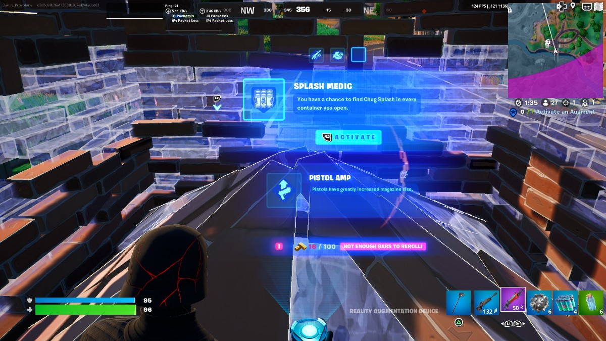 Fortnite Reality Augments: how to use perk system in Chapter 4