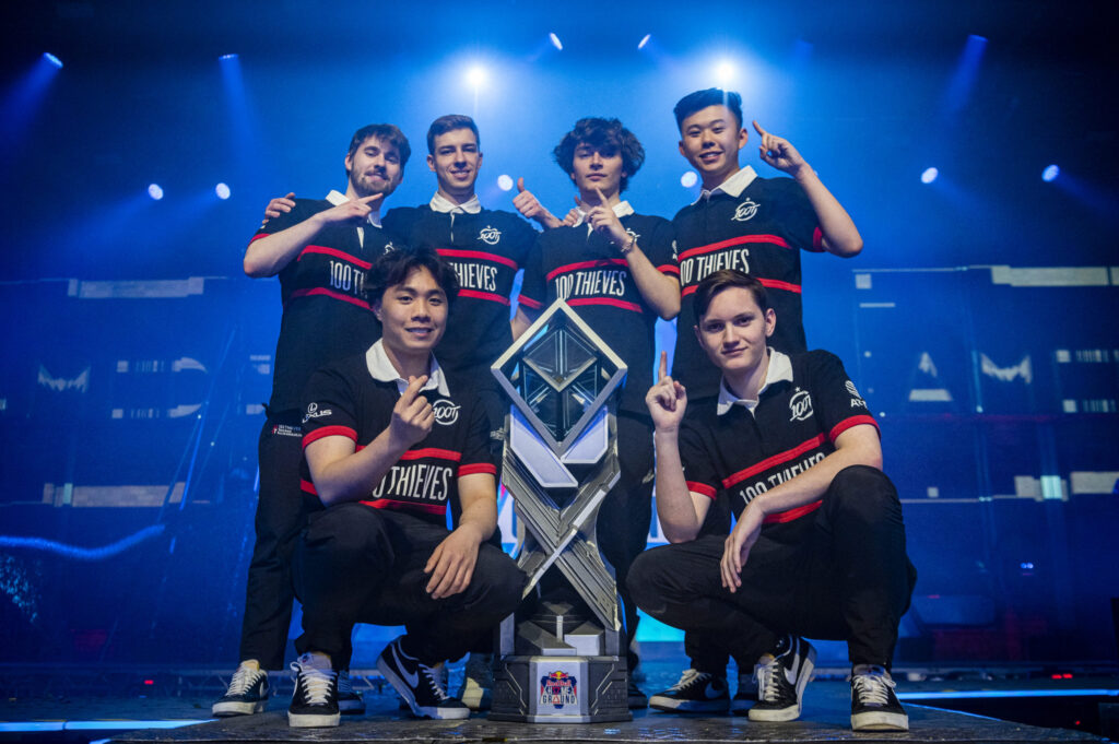 100 Thieves crowned Red Bull Home Ground Manchester Champions.