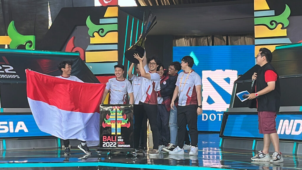 Team Indonesia are the IESF 14th World Esports Championship Bali 2022 Dota 2 champions