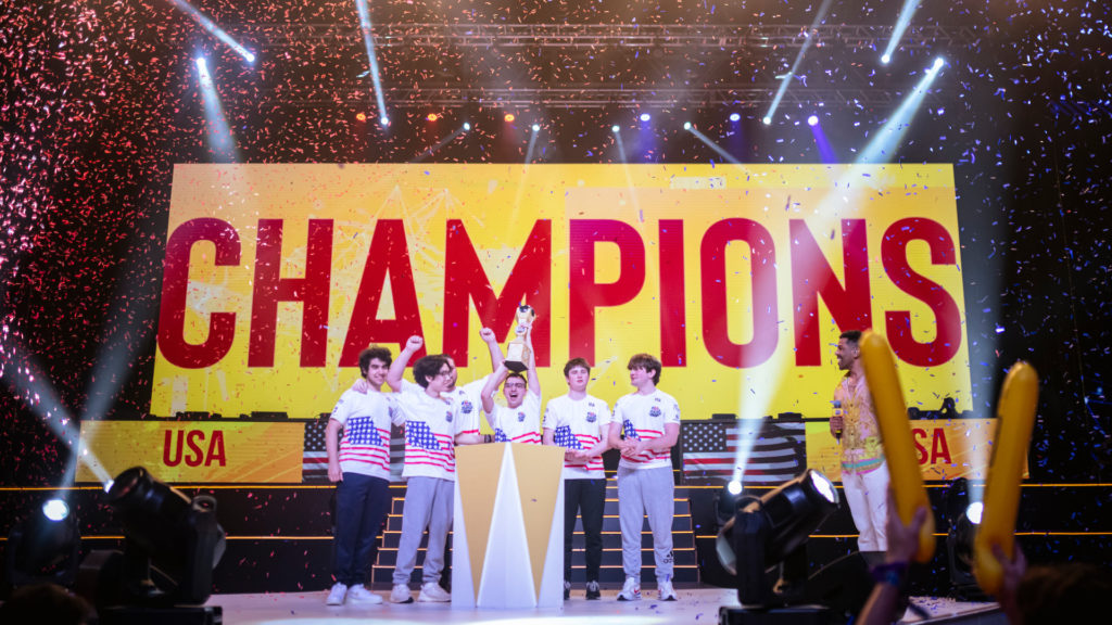 Team USA at the Red Bull Campus Clutch World Finals in Sao Paulo, Brazil