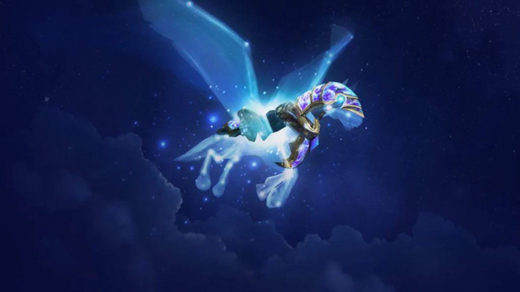 The Celestial Steed mount in World of Warcraft