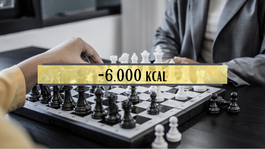 This Chess platform enables you to track calories burned while playing online Chess