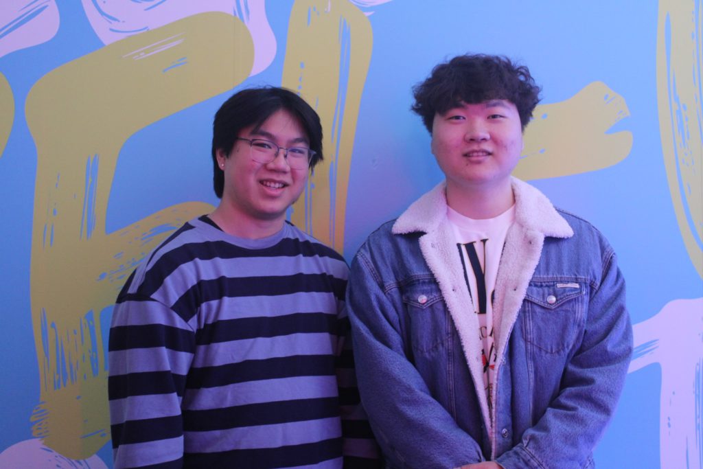 ToastyUnicorns and Kip from team Big Pizza representing Canada in the Red Bull Campus Clutch World Final 2022