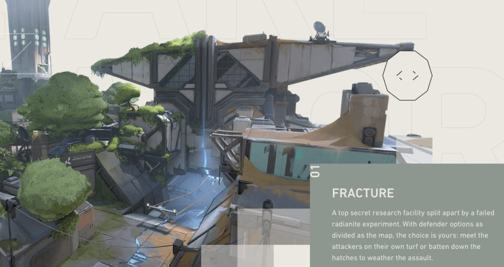 Map 1 of Valorant - Fracture