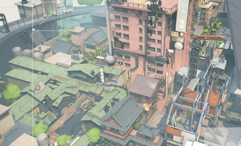 Return of Split - the map from above via Play Valorant website - following announcement of return to map pool