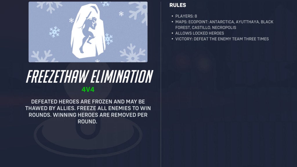 Overwatch 2 Freezethaw Elimination information