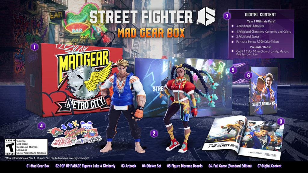 The Street Fighter 6 release announcement of the Mad Box deluxe edition. 