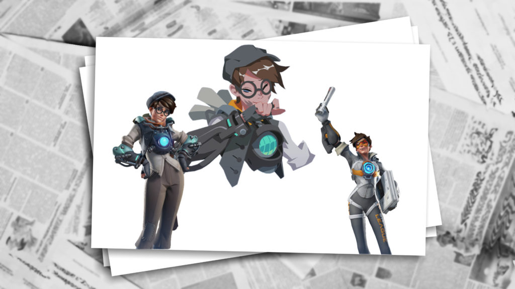 Tracer is a newsie. Get it? Hah. Comedy.