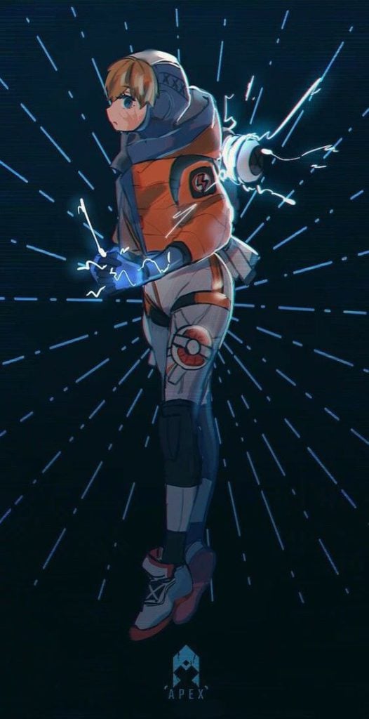 Apex Legends Backgrounds:  Wattson with sparks
