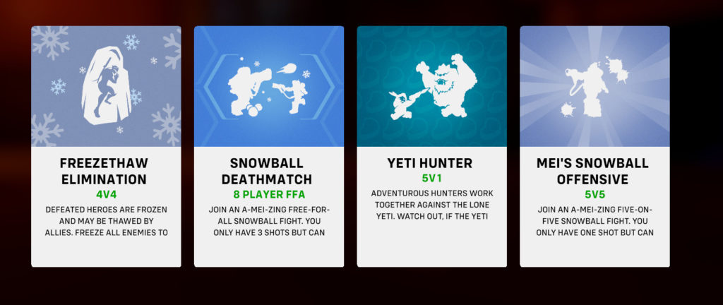The Overwatch 2 Winter Wonderland events found in Arcade Mode.