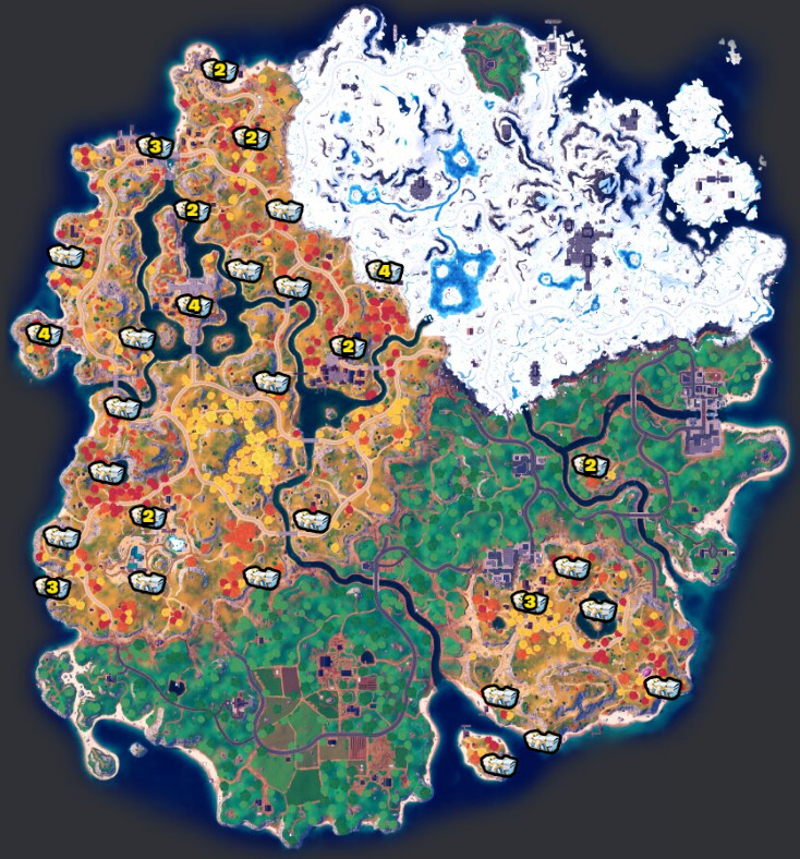 Fortnite Oathbound Chest locations