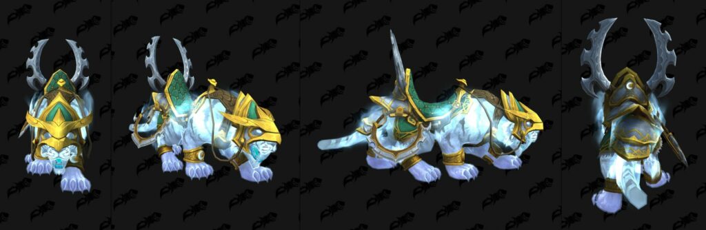 This rare tiger mount will be the first WoW Trading Post special reward, mentioned in the released trailer.