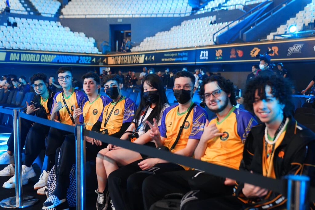 Team RRQ Mika at the M4 World Championships 2022