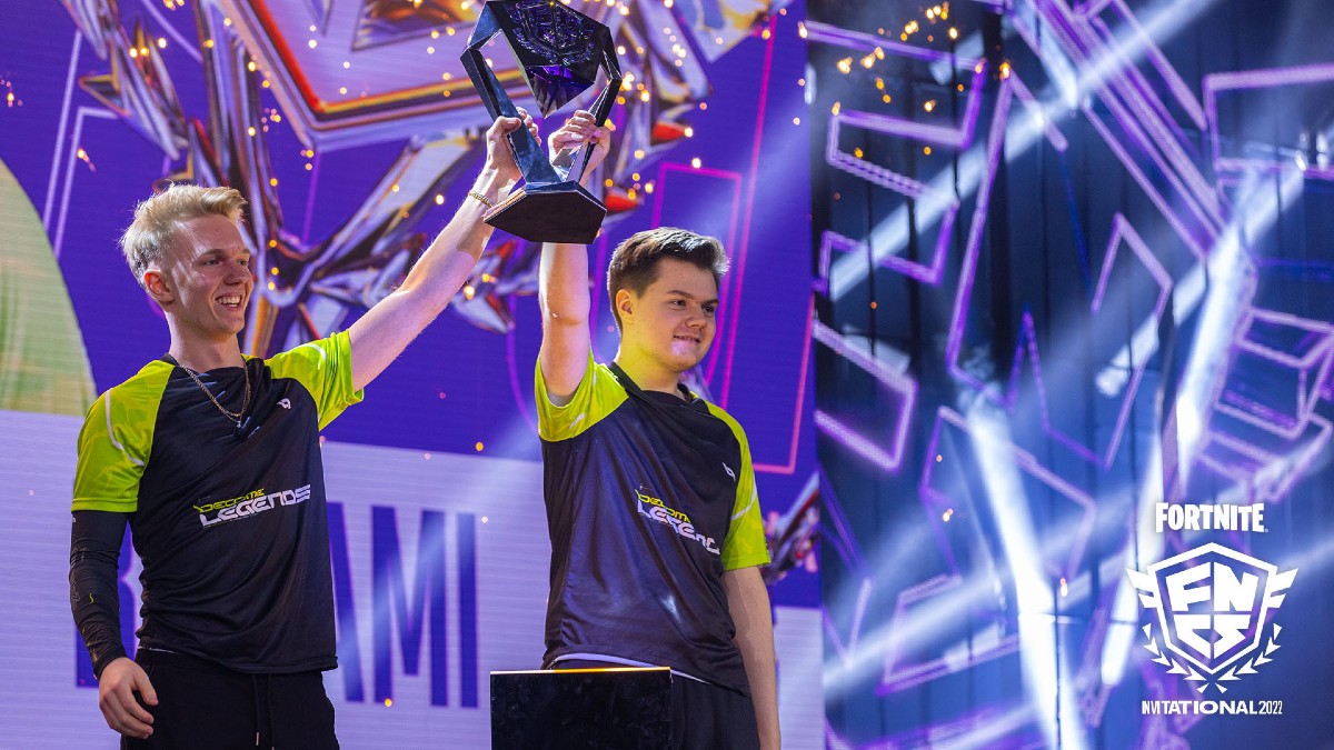 FNCS Invitational winning team ‘Become Legends’ won’t compete in Fortnite this year
