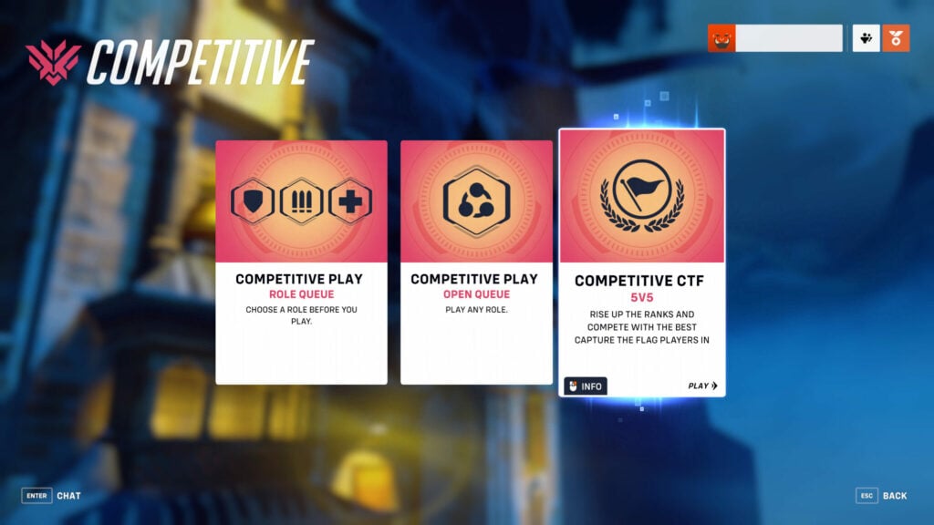 Competive Capture the Flag in Overwatch 2 