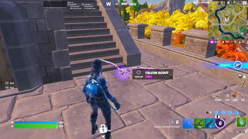 Falcon Scout on the ground