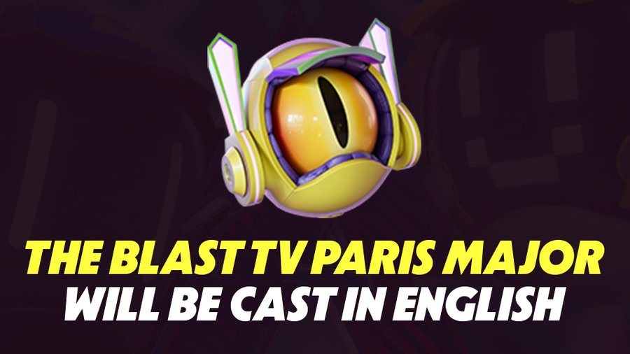BLAST.tv Paris CS: GO Major 2023 will feature an English arena broadcast