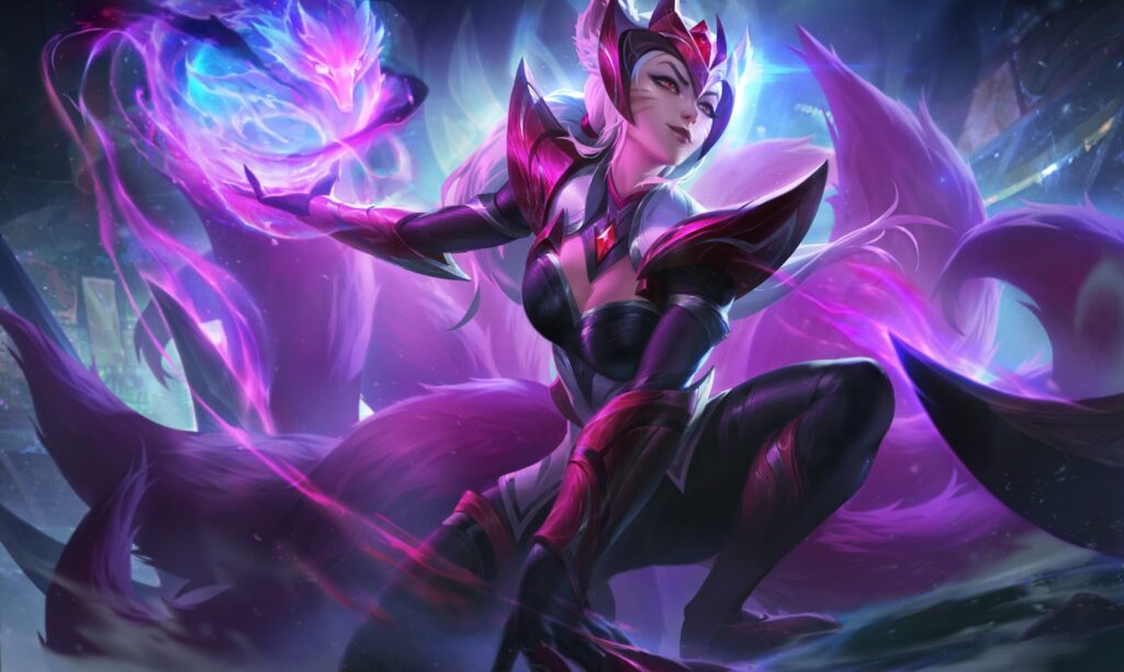 Ahri’s foxy new League of Legends update refreshes sounds, splash arts, and animations