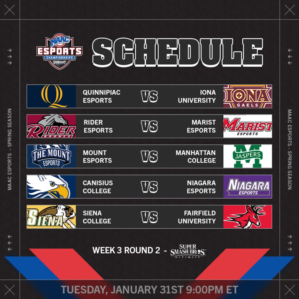 The MAAC Week Three Round Two for Super Smash Bros. Ultimate.