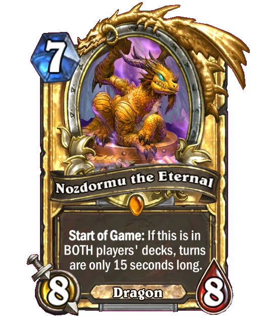 Speedrun the Half and Half Hearthstone Tavern Brawl with Nozdormu in your Deck - Image via Blizzard