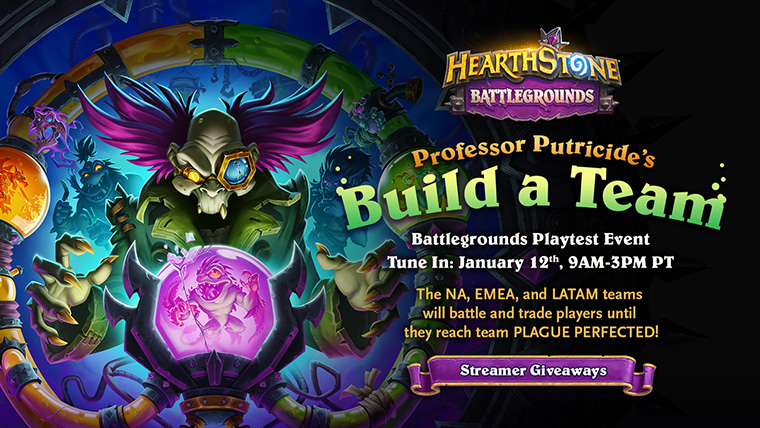 Professor Putricide's Build a Team event