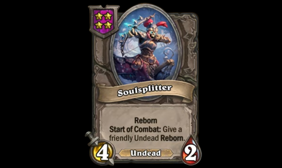 Soulsplitter gives Undead Reborn, prompting the change to Titus