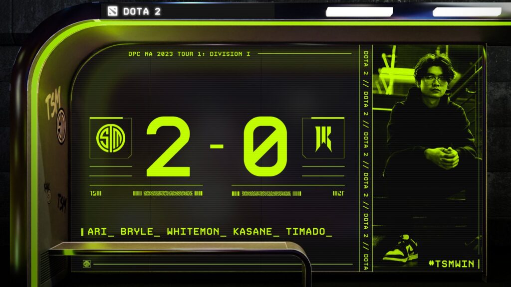 TSM take down Shopify Rebellion in the DPC and claim the title of the best team in NA