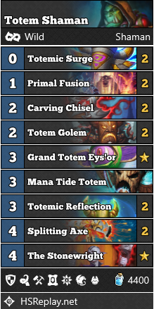 Totem Shaman Tavern Brawl deck