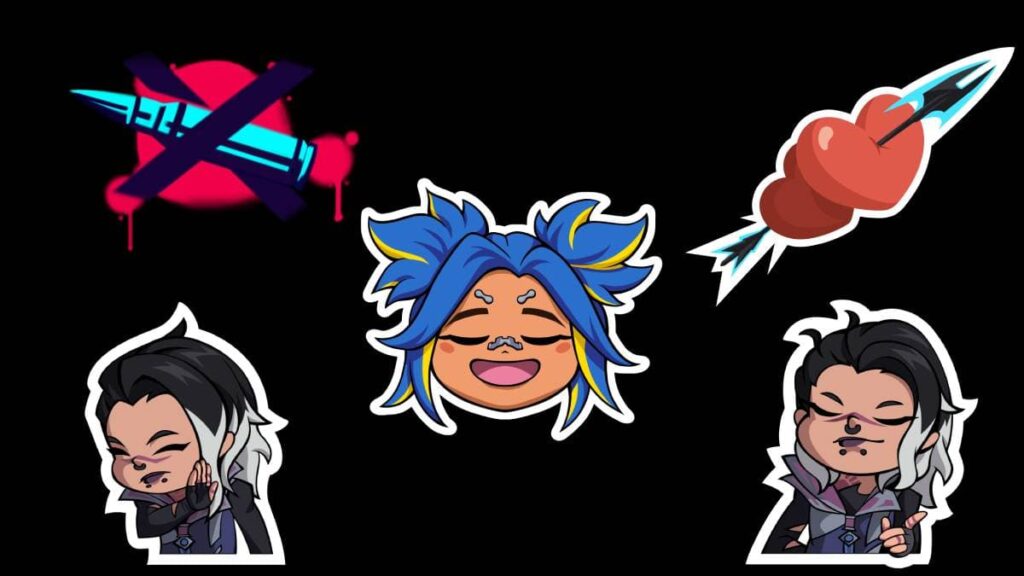 The Valorant Episode 6 Act I Battlepass will have the No Bullets, No Worries Neon, Shock Heart, Oh No, and Oh Yes Sprays.