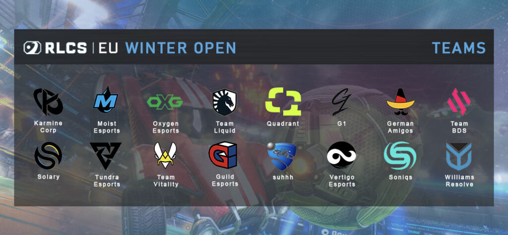 RLCS 2022-23 EU Winter Open teams