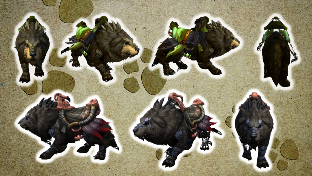 The Bakar dog species is coming as a mount to Dragonflight in Patch 10.0.7.
