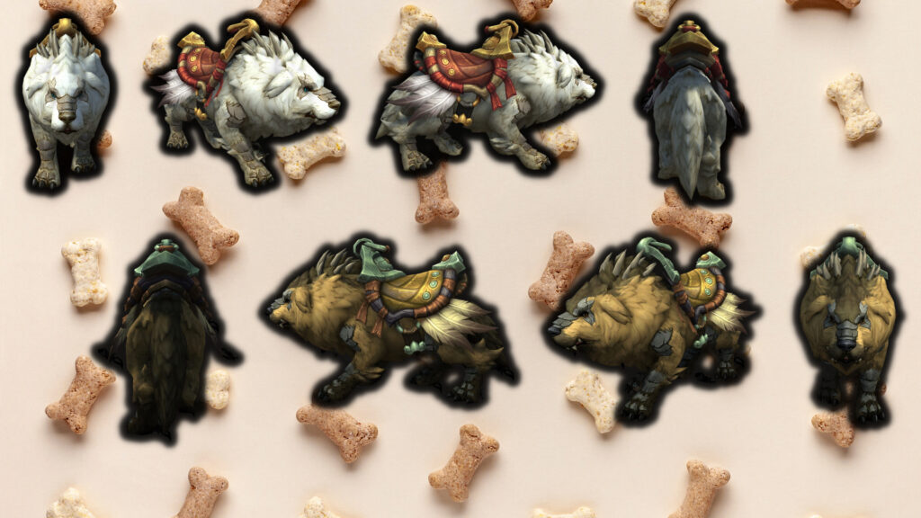 The Bakar dog species is coming as a mount to Dragonflight in Patch 10.0.7.