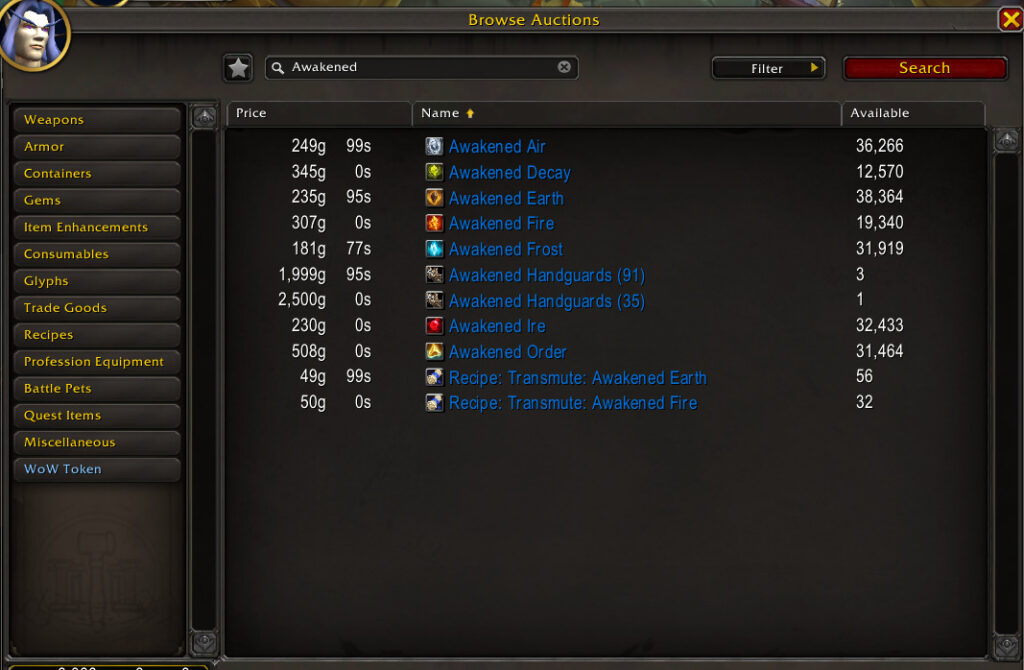 The Dragonflight secrets guide to gold making.