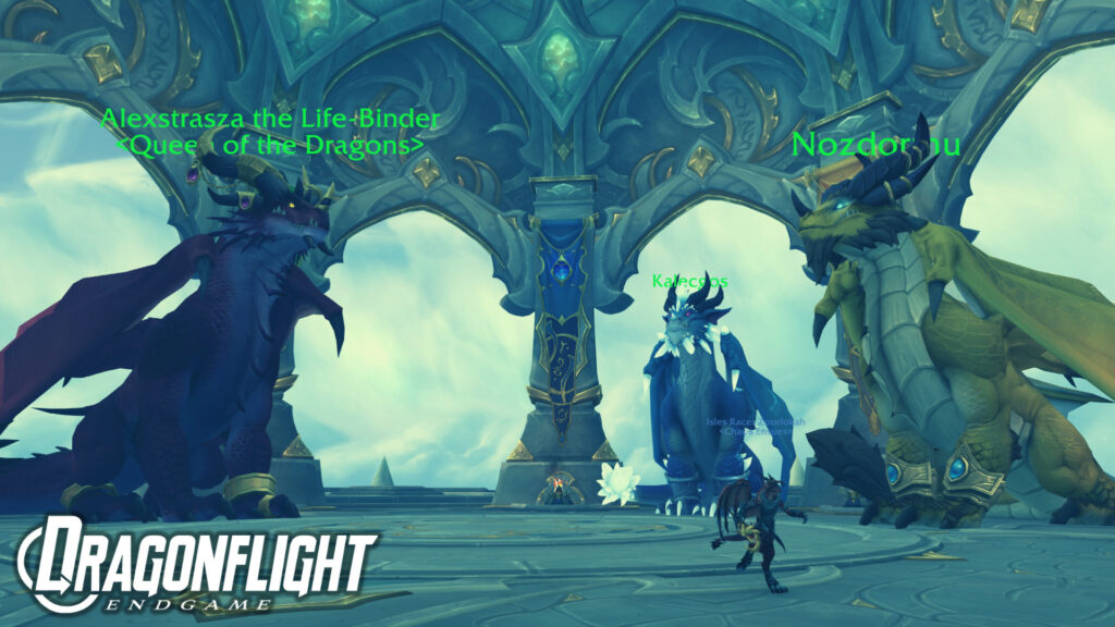 Visit the Tower of the Aspects for all things dragon-related in Dragonflight.