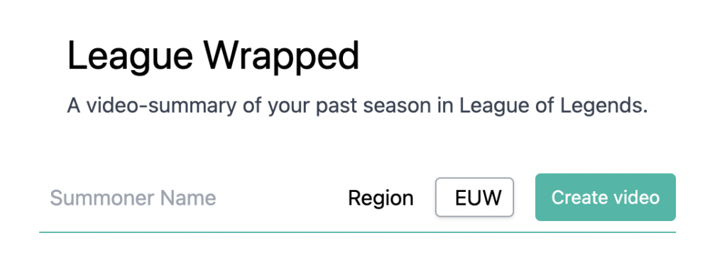 League Wrapped screenshot