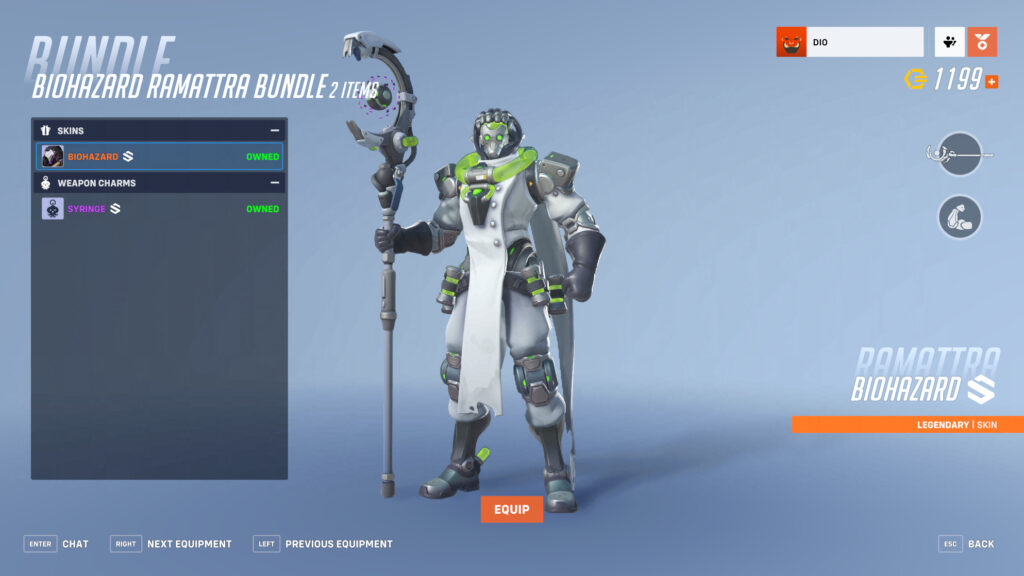 Biohazard Ramattra Omnic form