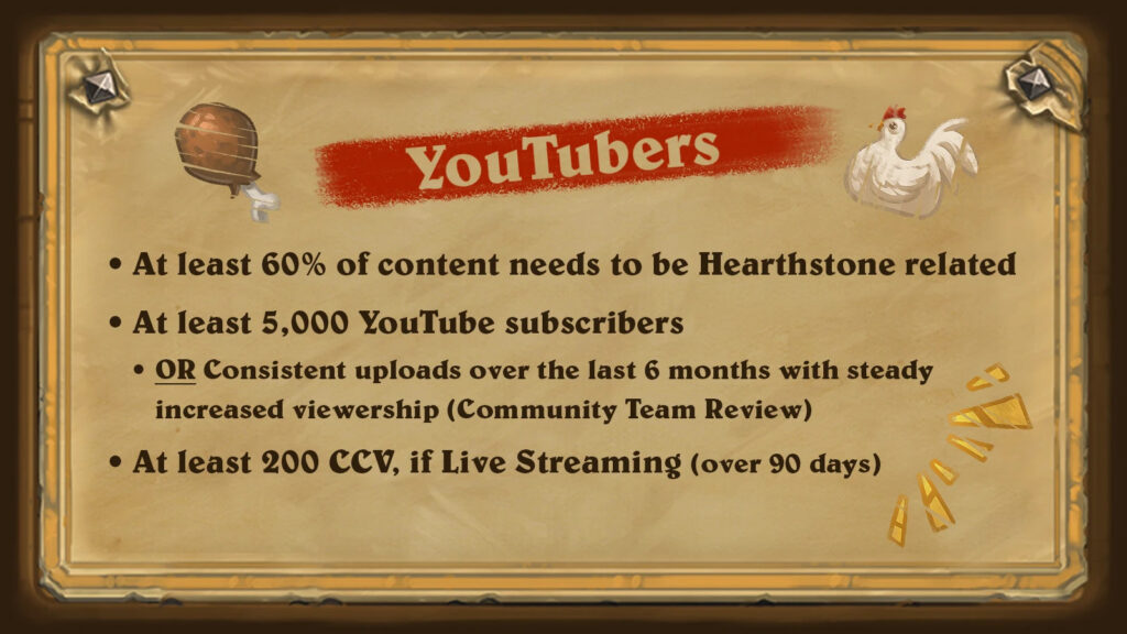 How to join the Hearthstone Creator Program as a YouTuber