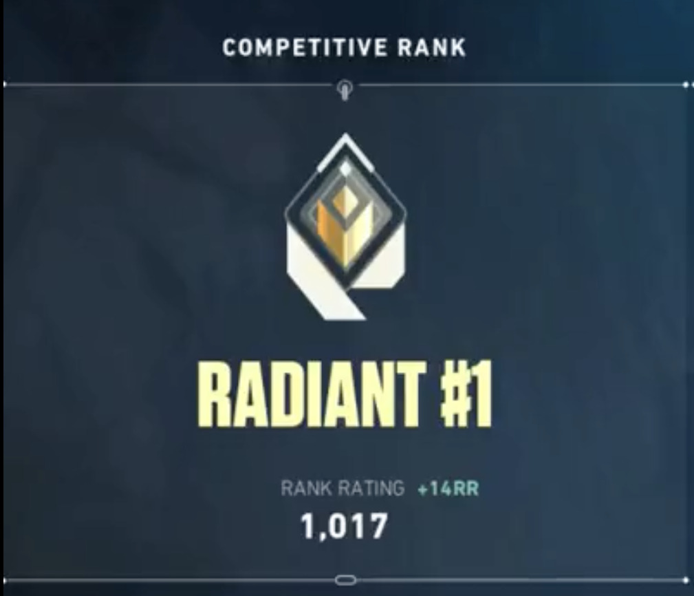 DarXcio: 14-year-old player hits Rank 1 in the VALORANT